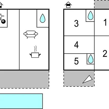 Hébergement de vacances Beautiful In With Wifi Kraj (Split)